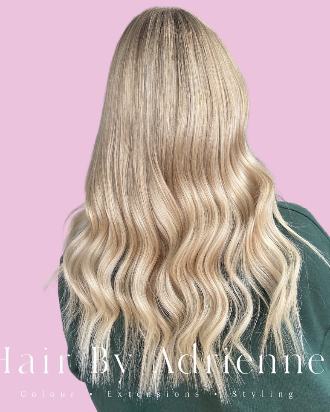 Strawberries and Cream Weft Hair Extensions - Kiki Hair Extensions