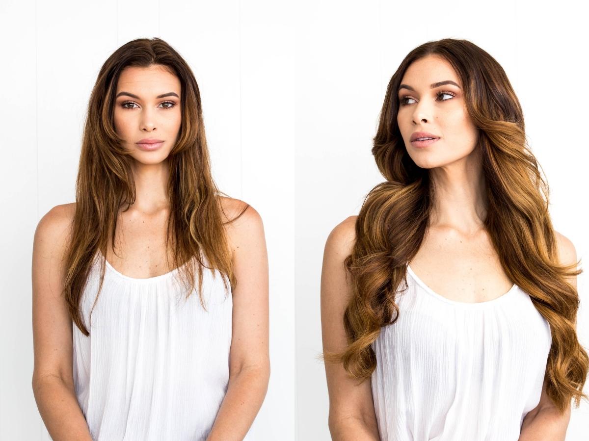 Golden Brown Weft Hair Extensions - Kiki Hair Extensions