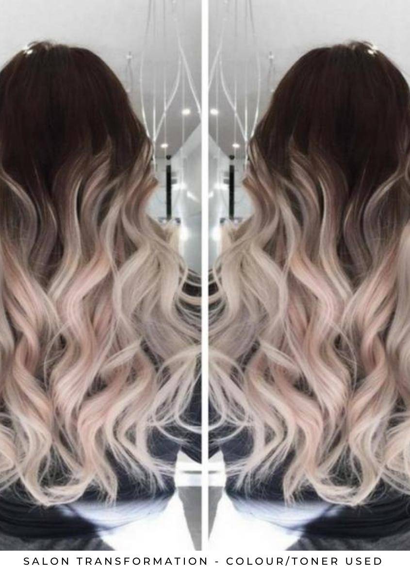 Oreo Balayage Halo Hair Extensions - Kiki Hair Extensions