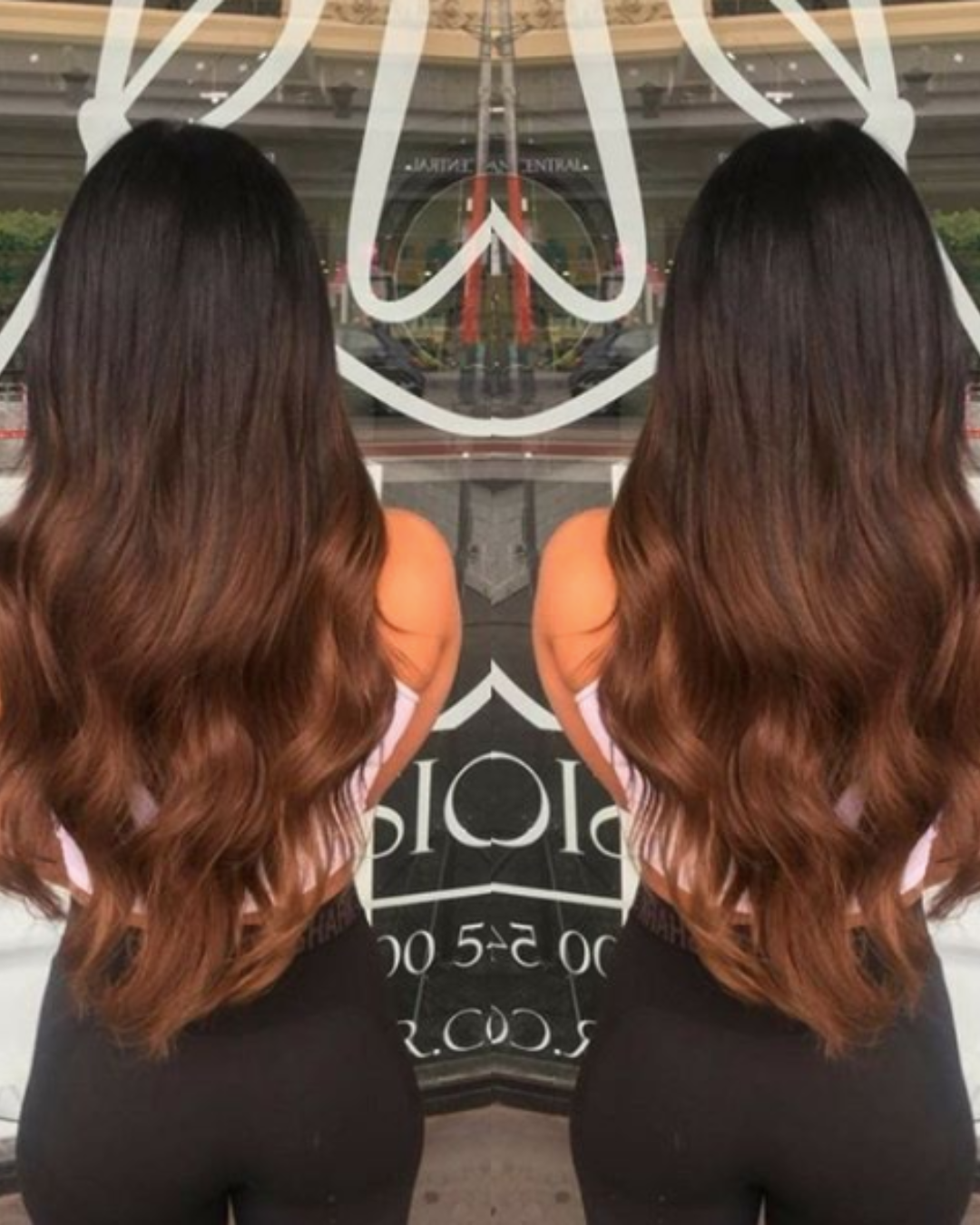 Brownie Points Balayage Halo Hair Extensions - Kiki Hair Extensions