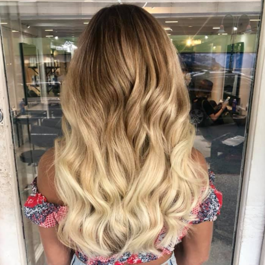 Choc Vanilla Balayage Weft Hair Extensions - Kiki Hair Extensions