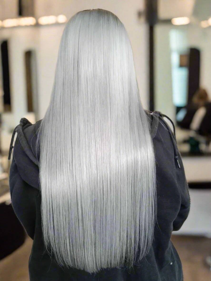 Grey Storm Tape Hair Extensions - Kiki Hair Extensions