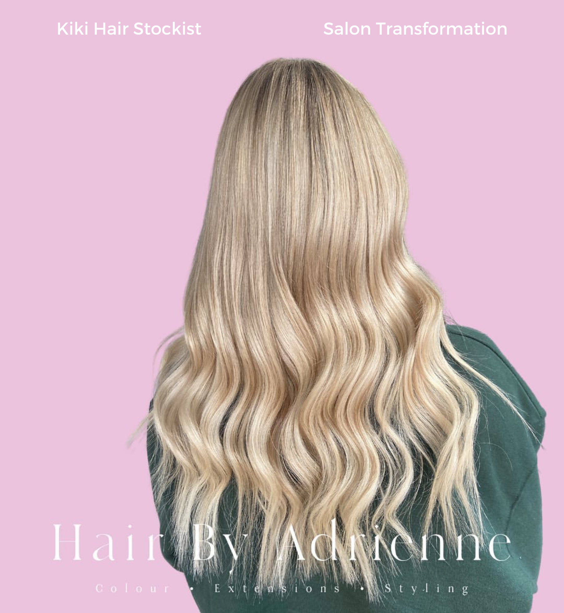 Strawberries & Cream Tape Hair Extensions - Kiki Hair Extensions