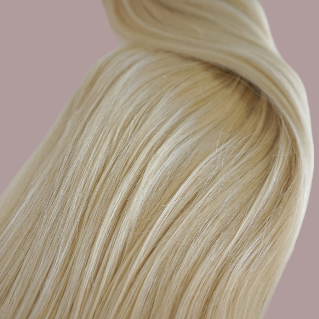 Vanilla Blonde Weft Extensions - Kiki Hair Extensions