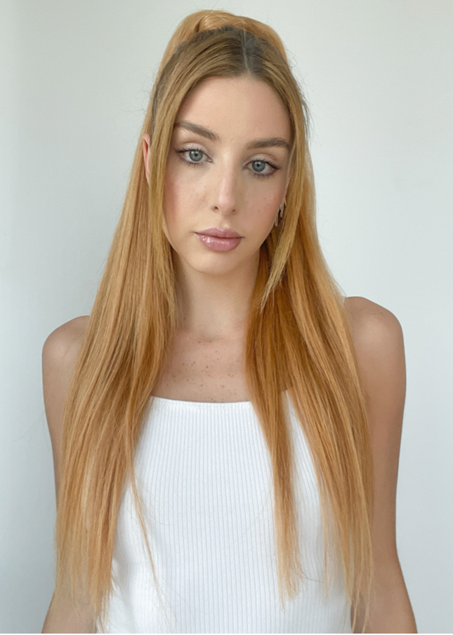Strawberry Blonde Ponytail Hair Extensions - Kiki Hair Extensions
