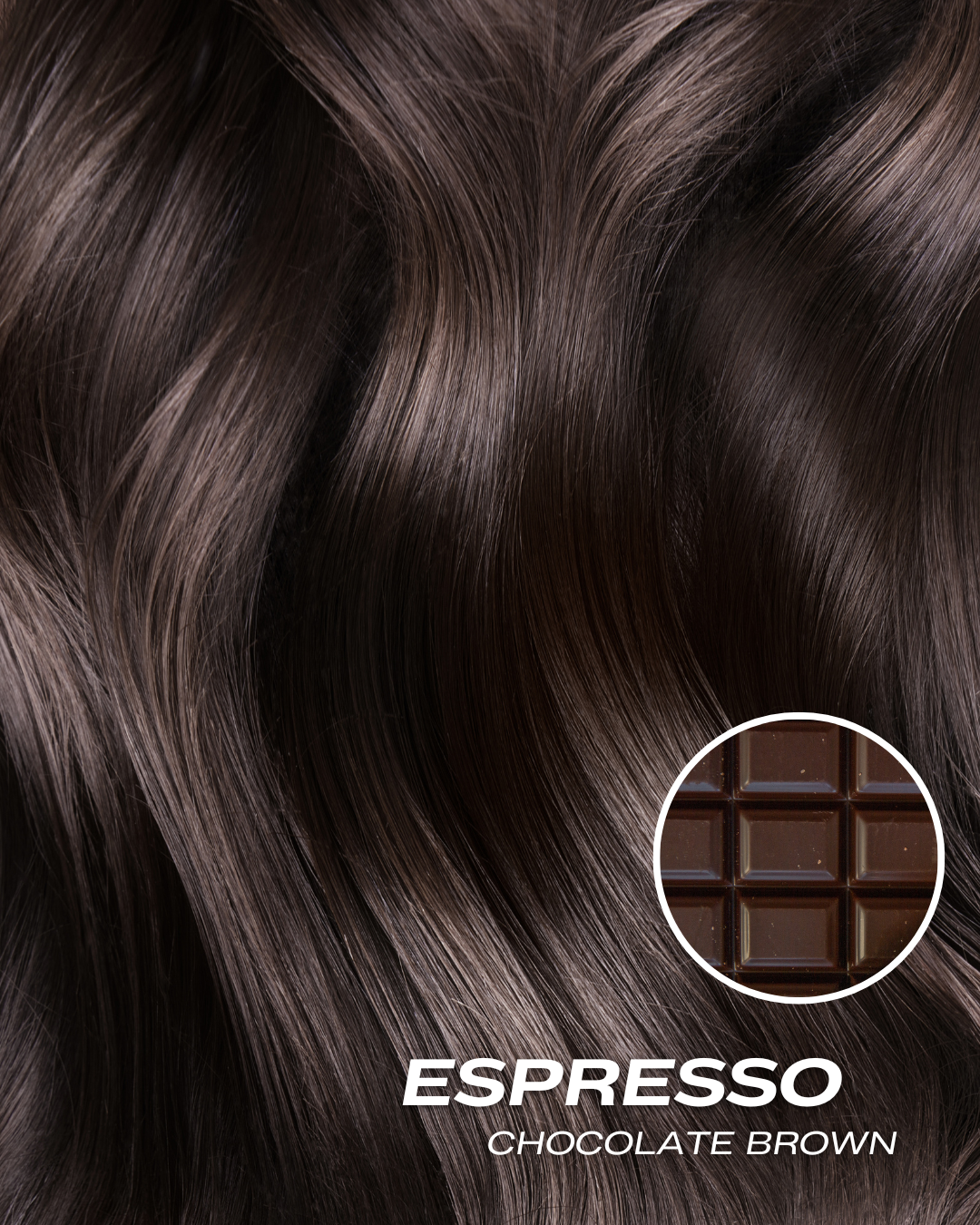 Espresso Halo Hair Extensions - Kiki Hair Extensions