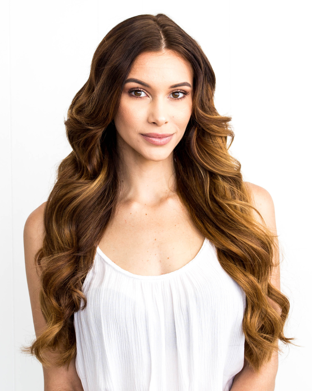 Golden Brown Halo Hair Extensions - Kiki Hair Extensions