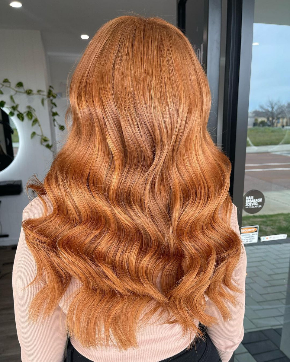 Halo hair sales extensions strawberry blonde